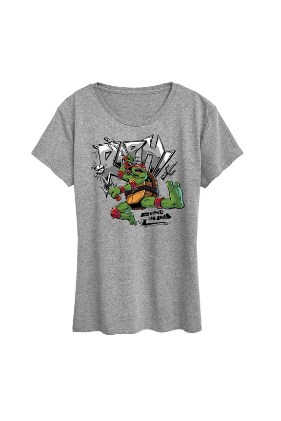 : Mutant Mayhem - Raphael Going In Loud - Plus Size - Women's Short Sleeve Graphic T-Shirt
