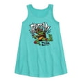 thumbnail image 1 of Teenage Mutant Ninja Turtles: Mutant Mayhem - Raphael Going In Loud - Toddler And Youth Girls A-Line Dress, 1 of 4