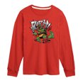 thumbnail image 1 of Teenage Mutant Ninja Turtles: Mutant Mayhem - Raphael Going In Loud - Toddler And Youth Long Sleeve Graphic T-Shirt, 1 of 5