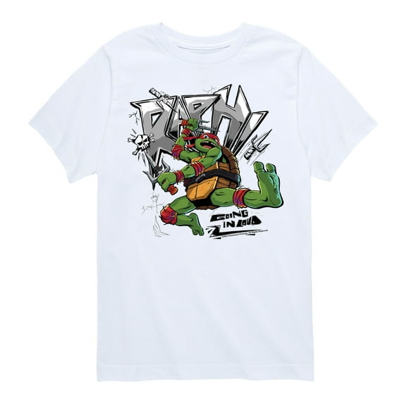 Teenage Mutant Ninja Turtles: Mutant Mayhem - Raphael Going In Loud - Toddler And Youth Short Sleeve Graphic T-Shirt