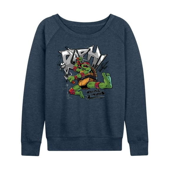 Teenage Mutant Ninja Turtles: Mutant Mayhem - Raphael Going In Loud - Women's Lightweight French Terry Long Sleeve Shirt