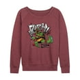 thumbnail image 1 of Teenage Mutant Ninja Turtles: Mutant Mayhem - Raphael Going In Loud - Women's Lightweight French Terry Long Sleeve Shirt, 1 of 5