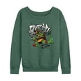thumbnail image 1 of Teenage Mutant Ninja Turtles: Mutant Mayhem - Raphael Going In Loud - Women's Lightweight French Terry Long Sleeve Shirt, 1 of 5