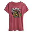 thumbnail image 1 of Teenage Mutant Ninja Turtles: Mutant Mayhem - Raphael Going In Loud - Women's Short Sleeve Graphic T-Shirt, 1 of 5