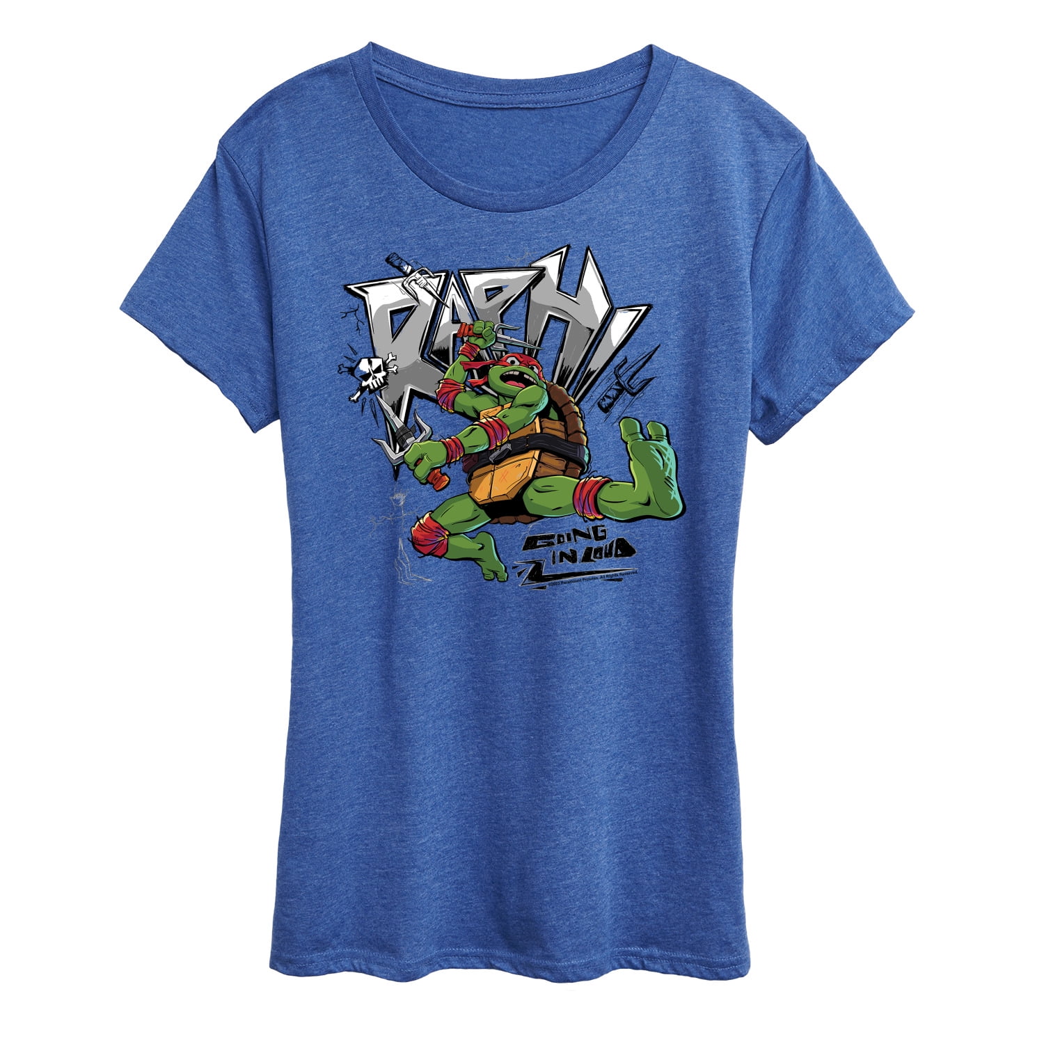 Teenage Mutant Ninja Turtles: Mutant Mayhem - Raphael Going In Loud -  Women's Short Sleeve Graphic T-Shirt