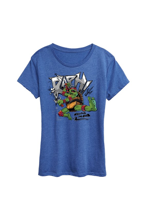 : Mutant Mayhem - Raphael Going In Loud - Women's Short Sleeve Graphic T-Shirt