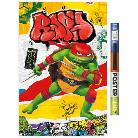 Teenage Mutant Ninja Turtles: Mutant Mayhem - Raphael Wall Poster, 22.375" x 34"