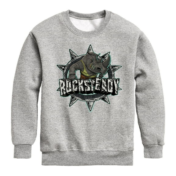 Teenage Mutant Ninja Turtles Mutant Mayhem - Rocksteady - Toddler & Youth Crewneck Fleece Sweatshirt