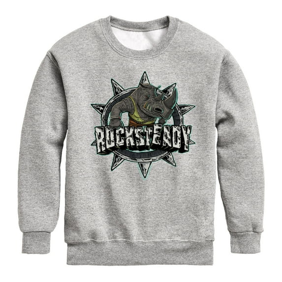 Teenage Mutant Ninja Turtles Mutant Mayhem - Rocksteady - Toddler & Youth Crewneck Fleece Sweatshirt