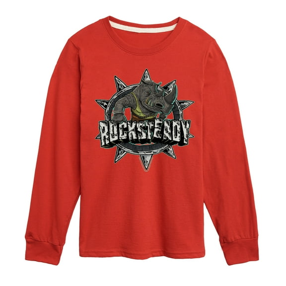 Teenage Mutant Ninja Turtles Mutant Mayhem - Rocksteady - Toddler & Youth Long Sleeve Graphic T-Shirt