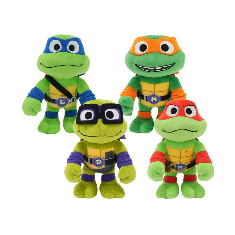 Teenage Mutant Ninja Turtles: Mutant Mayhem Set of 4 8 Plushes