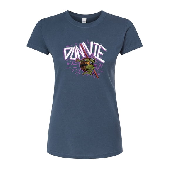 Teenage Mutant Ninja Turtles Mutant Mayhem  - Sketch Donnie  - Juniors Fitted Graphic T-Shirt