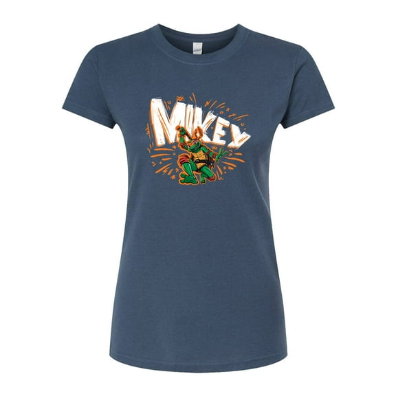 Teenage Mutant Ninja Turtles Mutant Mayhem  - Sketch Mikey  - Juniors Fitted Graphic T-Shirt