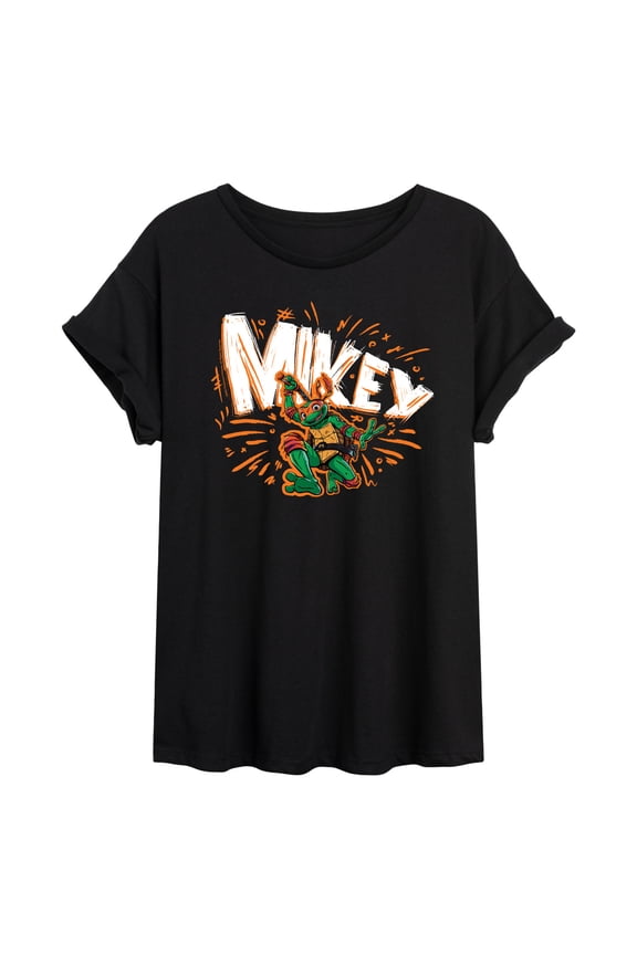 - Sketch Mikey - Juniors Ideal Flowy Muscle T-Shirt