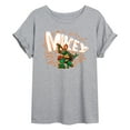 thumbnail image 1 of Teenage Mutant Ninja Turtles Mutant Mayhem  - Sketch Mikey  - Juniors Ideal Flowy Muscle T-Shirt, 1 of 4
