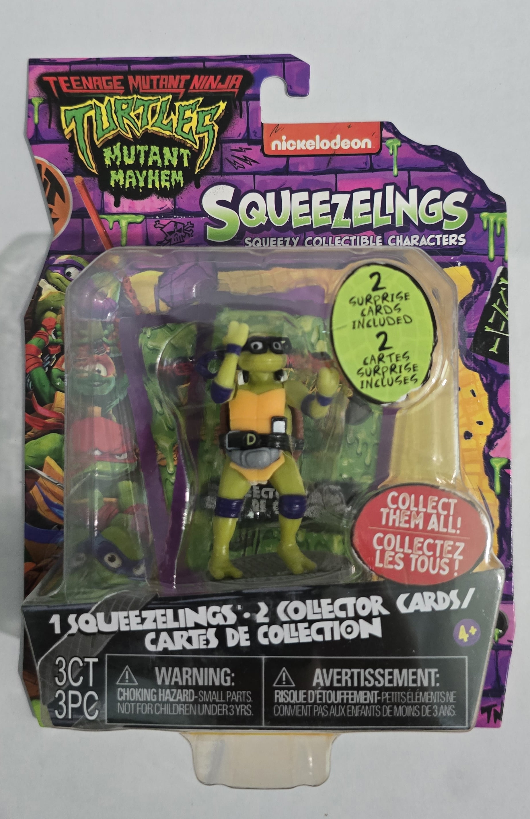 TMNT Mutant Mayhem Squeezelings 4体セット Teenage Mutant Ninja Turtles Mutant Mayhem Squeezelings Donatello