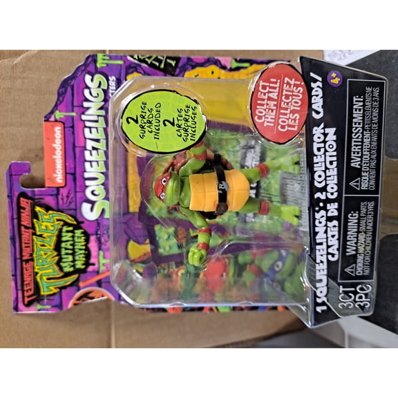 Teenage Mutant Ninja Turtles Mutant Mayhem Squeezelings Raphael Set