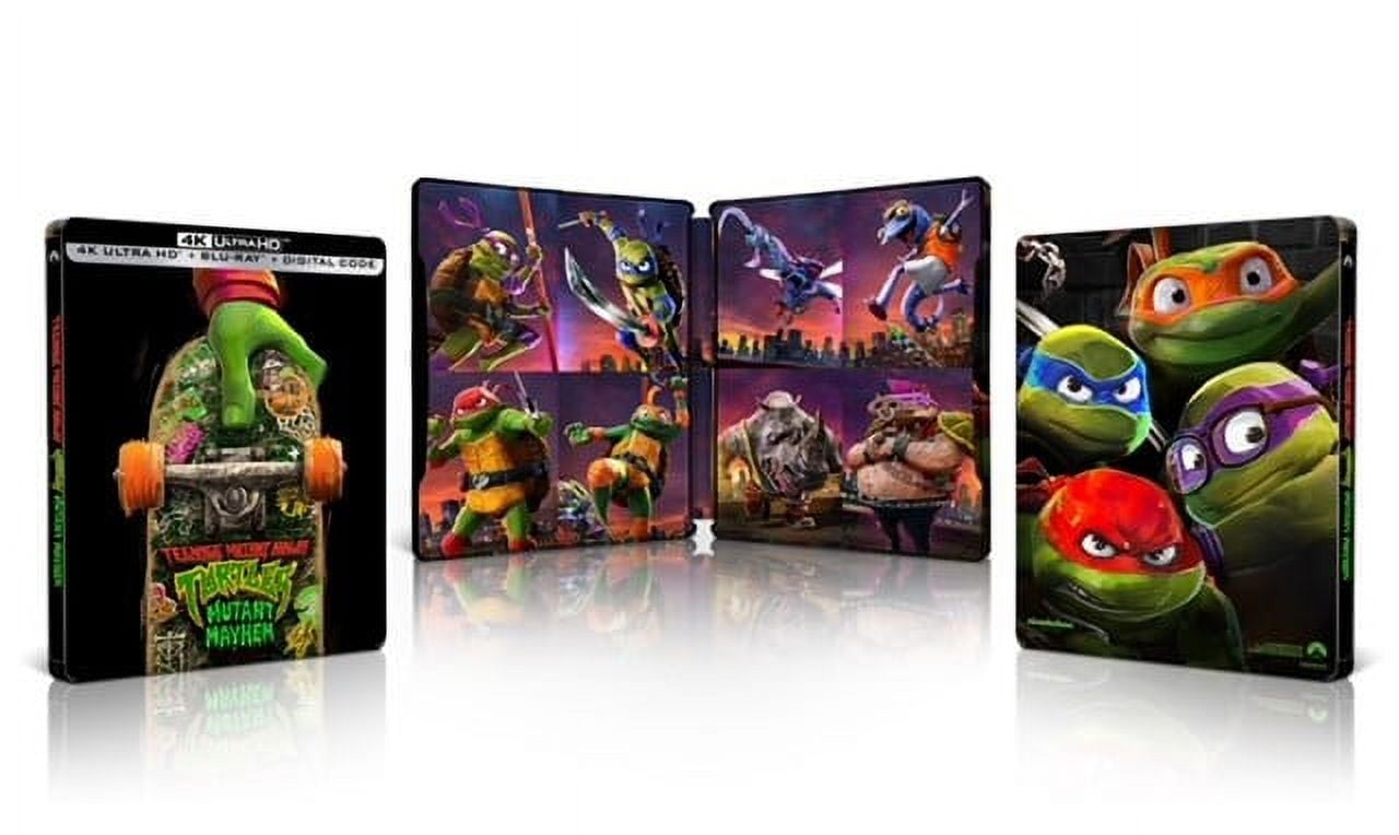 Teenage Mutant Ninja Turtles: Mutant Mayhem (Steelbook) (4K Ultra HD), Starring Micah Abbey