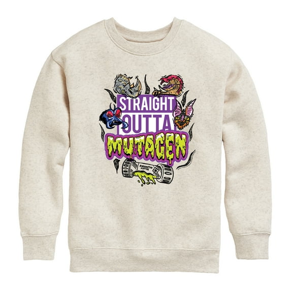 Teenage Mutant Ninja Turtles Mutant Mayhem - Straight Outta Mutagen - Toddler & Youth Crewneck Fleece Sweatshirt