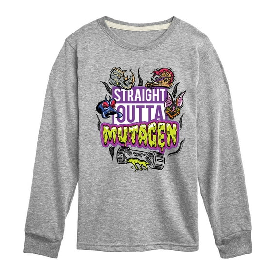 Teenage Mutant Ninja Turtles Mutant Mayhem - Straight Outta Mutagen - Toddler & Youth Long Sleeve Graphic T-Shirt