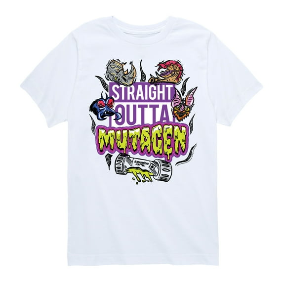 Teenage Mutant Ninja Turtles Mutant Mayhem - Straight Outta Mutagen - Toddler & Youth Short Sleeve Graphic T-Shirt