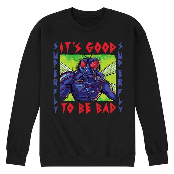 Teenage Mutant Ninja Turtles Mutant Mayhem - Superfly Good To Be Bad - Men's Crew Neck Fleece Pullover