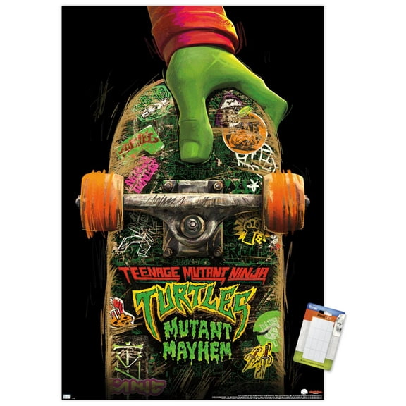 Teenage Mutant Ninja Turtles: Mutant Mayhem - Teaser One Sheet Wall Poster, 22.375" x 34"