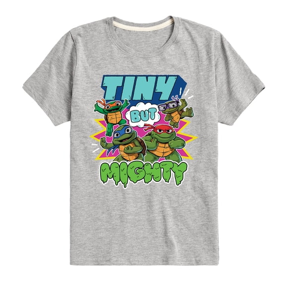 Teenage Mutant Ninja Turtles Mutant Mayhem - Tiny But Mighty - Toddler & Youth Short Sleeve Graphic T-Shirt