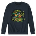 thumbnail image 1 of Teenage Mutant Ninja Turtles Mutant Mayhem - Tmnt Mm Sketchy - Men's Crew Neck Fleece Pullover, 1 of 4