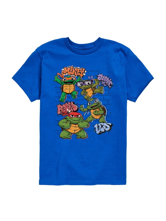 - Leo and Brothers Kid Turtles Boys' Short Sleeve Graphic T-Shirt
