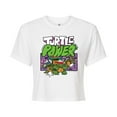 thumbnail image 1 of Teenage Mutant Ninja Turtles Mutant Mayhem  - Turtle Power  - Juniors Cropped  T-Shirt, 1 of 4