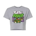 thumbnail image 1 of Teenage Mutant Ninja Turtles Mutant Mayhem  - Turtle Power  - Juniors Cropped  T-Shirt, 1 of 4