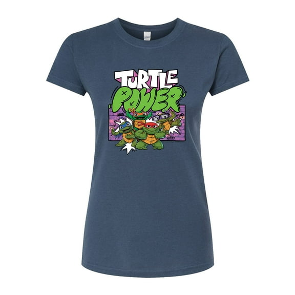 Teenage Mutant Ninja Turtles Mutant Mayhem  - Turtle Power  - Juniors Fitted Graphic T-Shirt