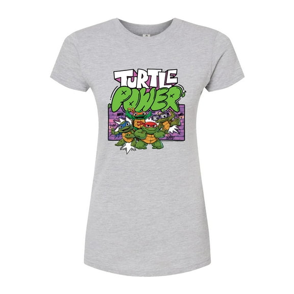 Teenage Mutant Ninja Turtles Mutant Mayhem  - Turtle Power  - Juniors Fitted Graphic T-Shirt
