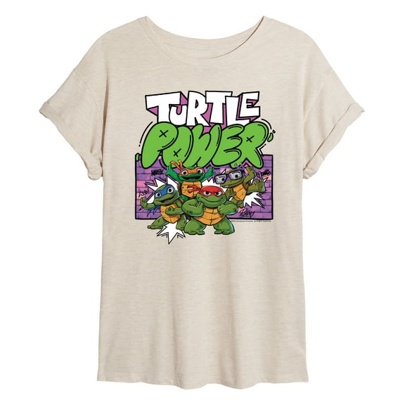 Teenage Mutant Ninja Turtles Mutant Mayhem  - Turtle Power  - Women's Oversized T-Shirt