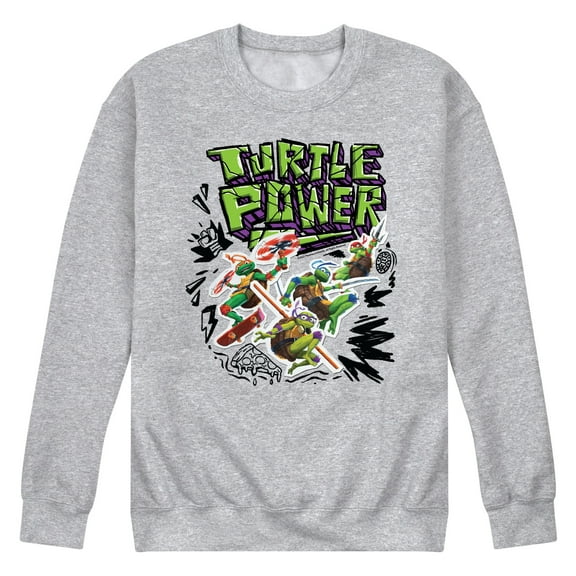 Teenage Mutant Ninja Turtles Mutant Mayhem - Turtle Power - Men's Crew Neck Fleece Pullover