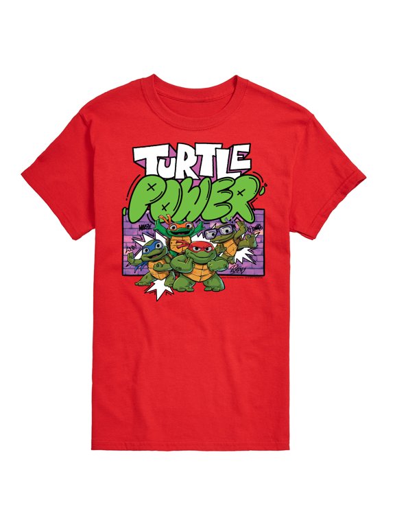 - Turtle Power Men's Short Sleeve Graphic T-Shirt