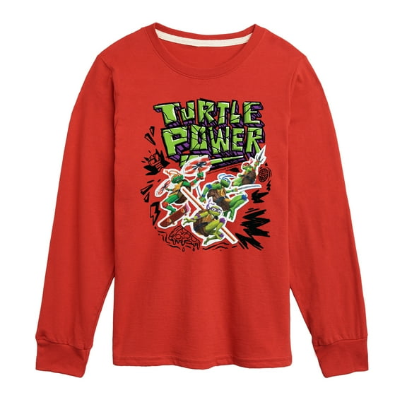 Teenage Mutant Ninja Turtles Mutant Mayhem - Turtle Power - Toddler & Youth Long Sleeve Graphic T-Shirt