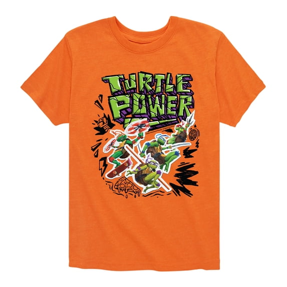 Teenage Mutant Ninja Turtles Mutant Mayhem - Turtle Power - Toddler & Youth Short Sleeve Graphic T-Shirt
