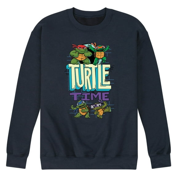 Teenage Mutant Ninja Turtles Mutant Mayhem - Turtle Time - Men's Crew Neck Fleece Pullover