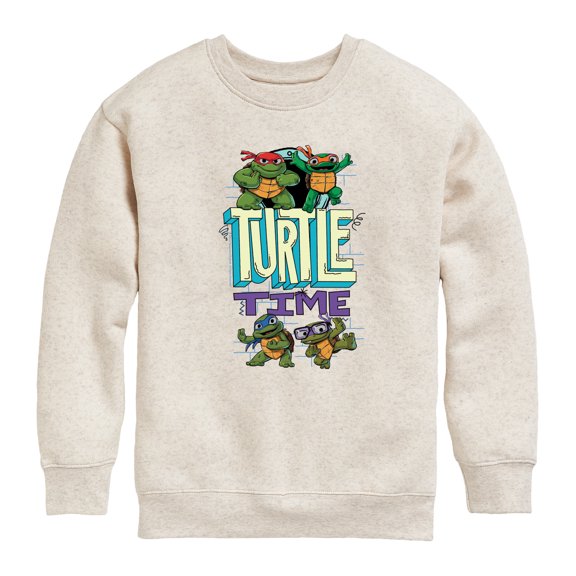 Teenage Mutant Ninja Turtles Mutant Mayhem - Turtle Time - Toddler & Youth Crewneck Fleece Sweatshirt