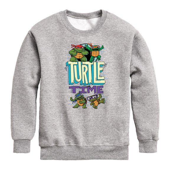 Teenage Mutant Ninja Turtles Mutant Mayhem - Turtle Time - Toddler & Youth Crewneck Fleece Sweatshirt