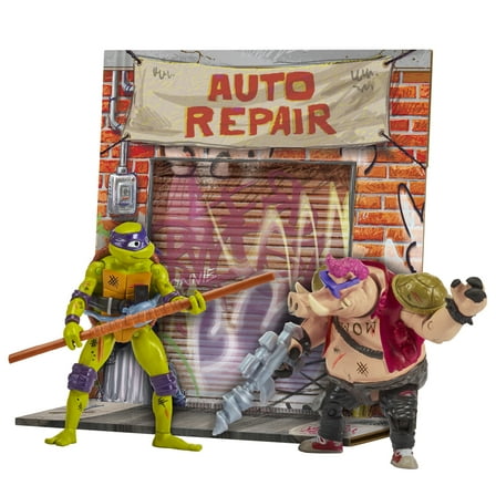 Teenage Mutant Ninja Turtles Mutant Multicolored Figure 2 Pack - Donatello versus Bebop