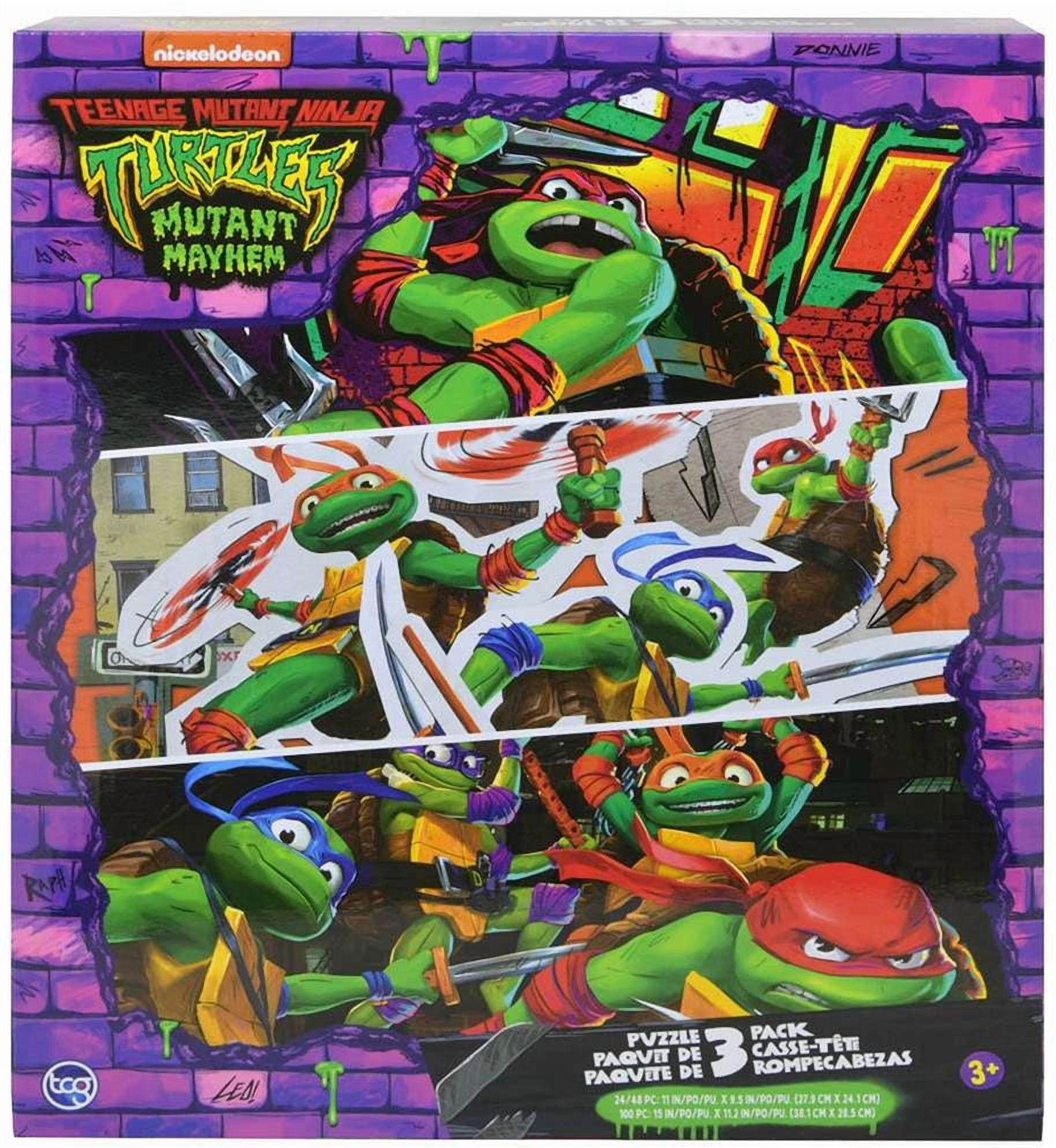 Teenage Mutant Ninja Turtles Mutant mayhem Puzzle 3-Pack