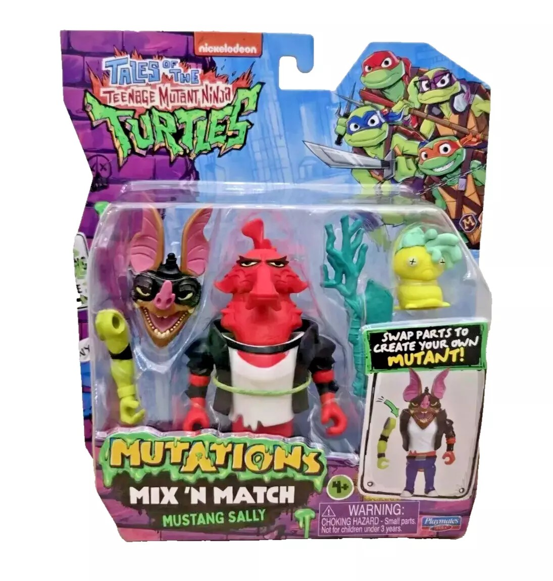 Teenage Mutant Ninja Turtles Mutations Mix N Match Mustang Sally Figure