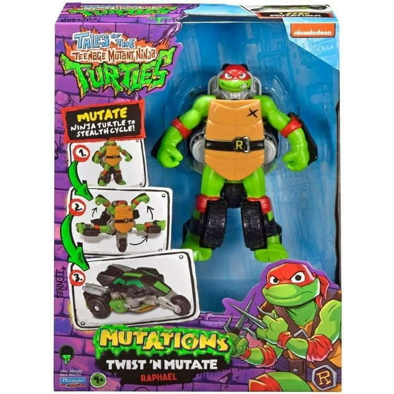 Teenage Mutant Ninja Turtles Mutations Twist 'N Mutate Raphael Action Figure