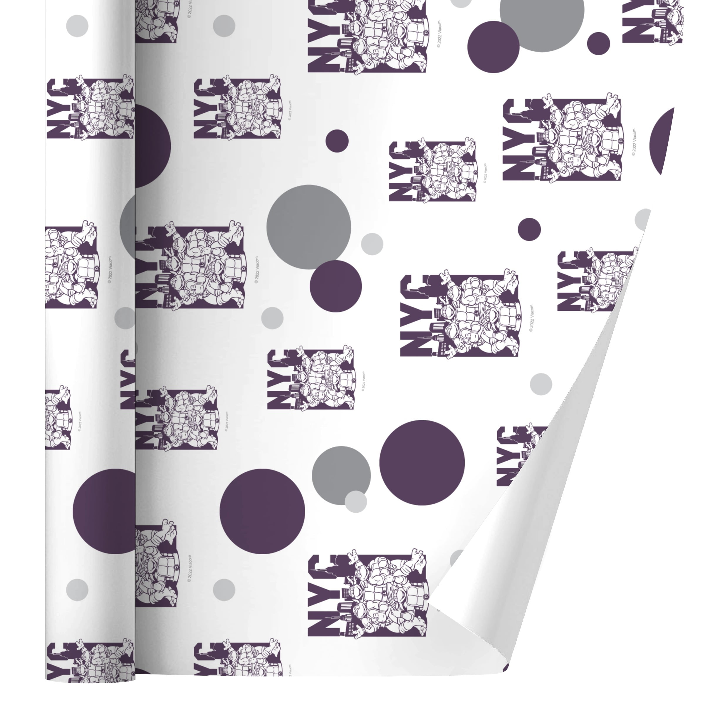 Teenage Mutant Ninja Turtles NYC Gift Wrap Wrapping Paper Roll