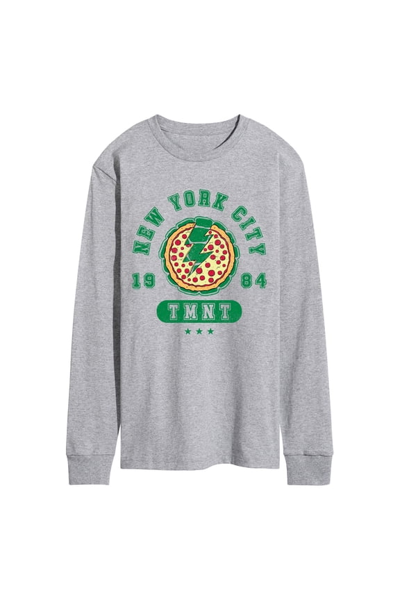 - NYC Pizza Shell - Men's Long Sleeve Graphic T-Shirt