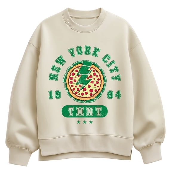 Teenage Mutant Ninja Turtles - NYC Pizza Shell Oversized Fleece Crew Sweatshirt