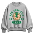 thumbnail image 1 of Teenage Mutant Ninja Turtles - NYC Pizza Shell Oversized Fleece Crew Sweatshirt, 1 of 3